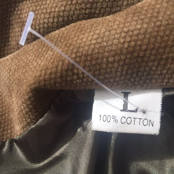 NWOT Khaki Blazer Jacket Two Buttons Embroidered Beaded - Picture 8 of 9